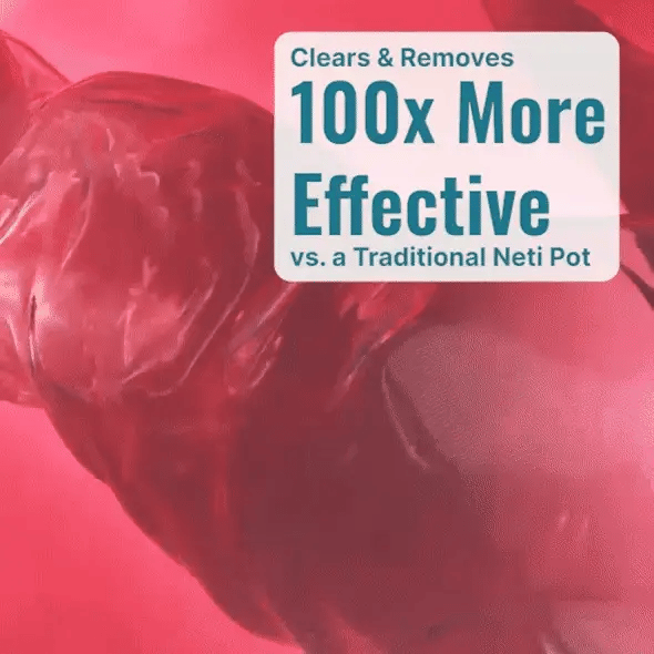 Nasal Irrigator With Powered Rinse & Suction