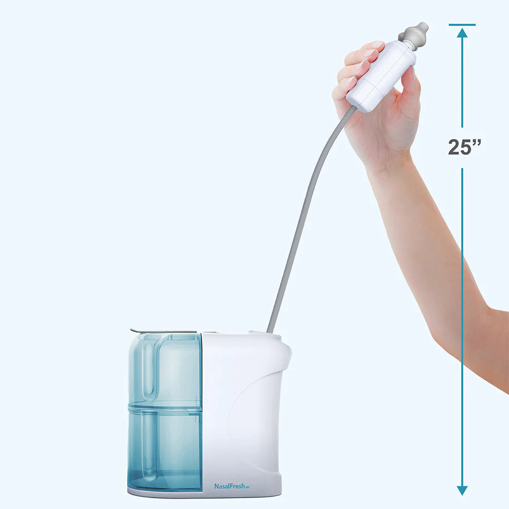 Nasal Irrigator With Powered Rinse & Suction